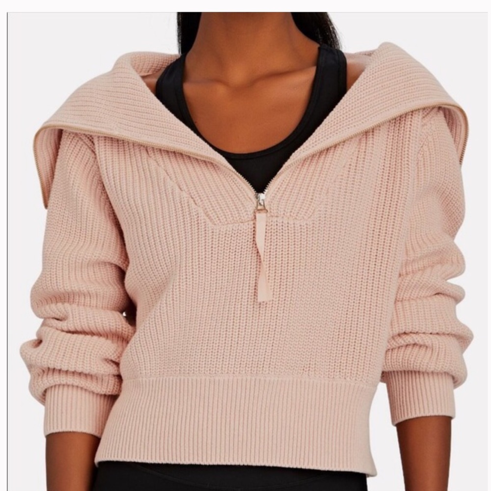 Varley
 Half-Zip Knit Pullover chunky knit sweater XL